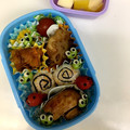 LuckyBerry's cooksnap of when they made 梅雨のキャラ弁 かたつむり カエル.