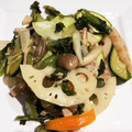 Kikuk0_66c's cooksnap of when they made 減塩食♪ほうれん草としめじの野菜炒め.