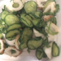 クックZ8J4H4☆'s cooksnap of when they made ちくわときゅうりの簡単サラダ♪懐かし味☆.