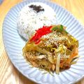 YUH♡ママ's cooksnap of when they made 牛肉 春雨お野菜の焼き肉のタレ炒め☆.