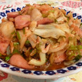rie-tin's cooksnap of when they made 簡単★キャベツとキムチ炒め.