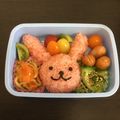 ☆こまっと☆'s cooksnap of when they made お弁当♪うさぎさんおにぎり.