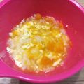 ポメちょん's cooksnap of when they made 離乳食中期★かぼちゃ豆腐DON♪.