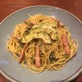im_shione's cooksnap of when they made アボカドの冷製クリームパスタ♪.