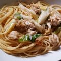 べにあ's cooksnap of when they made 帆立と長ネギの味噌クリームパスタ.