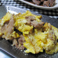 えみんちゅ＊'s cooksnap of when they made 簡単♪豚肉と厚揚げのたまご炒め.