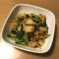 ゆき☆ひろ's cooksnap of when they made シーチキンとじゃがいもと小松菜炒め.