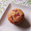 tomatonian's cooksnap of when they made 桜＆あずきで和風マフィン✿.