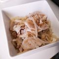 4double5's cooksnap of when they made あっさり豚もやしナムル.