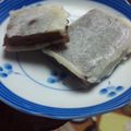 happymi's cooksnap of when they made 小豆きんつば　＆　柚子餡きんつば.