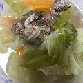 にゃんこりんご's cooksnap of when they made あさりと春キャベツのスープ.