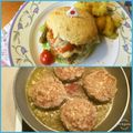 ブランディ's cooksnap of when they made シンプルなハンバーガー.