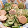 スタイリッシュママ's cooksnap of when they made ★魚肉ソーセージときゅうりのごま油炒め★.