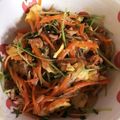 あたむ❤189's cooksnap of when they made 春雨と豆苗の中華風炒め物.