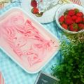 かおりかざり's cooksnap of when they made いちごアイス.