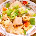 あちゃママ♡'s cooksnap of when they made 高野豆腐とスナップエンドウの卵とじ.