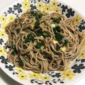 YUKIKI☆'s cooksnap of when they made 日本そばで簡単！蕎麦のペペロンチーノ.