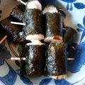 あじぽんぬ☆'s cooksnap of when they made 海苔巻きチーちく.