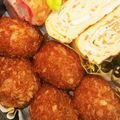 まろまろホン's cooksnap of when they made ＊お弁当おかず＊　鮭ポテトコロッケ♫.