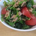 柊さくら's cooksnap of when they made ほうれん草トマトのツナ和えサラダ♡.