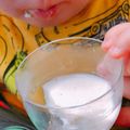 うにぃぃぃ's cooksnap of when they made 幼児食・離乳食に☆牛乳りんご寒天.