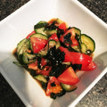 Oxnard_KK's cooksnap of when they made トマトときゅうりの中華サラダ☆.