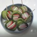 よっつばー's cooksnap of when they made お弁当に☆カニカマきゅうり.