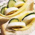 クックEGIVJ7☆'s cooksnap of when they made wチーズと茹で卵のサンド.