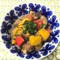 Faiza's cooksnap of when they made 【農家のレシピ】ナスとパプリカの味噌炒め.