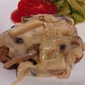 ねここfm's cooksnap of when they made ハンバーグきのこクリームソース.
