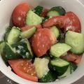 ちょこ05's cooksnap of when they made きゅうりとトマトの塩麹サラダ.