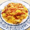 まこり～ぬ☆'s cooksnap of when they made ✿玉ねぎに卵とﾁｰｽﾞ✿.