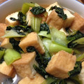dolphinmasa's cooksnap of when they made ホッとする和☆厚揚げ＆ちんげん菜の煮物♪.