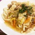 クックＦ8ＪＷ40☆'s cooksnap of when they made 白だしで簡単♪和風あんかけ焼きうどん♡.