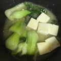 クックLUK9ZH☆'s cooksnap of when they made 青梗菜と豆腐のにんにく煮.