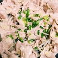 max4995's cooksnap of when they made フライパン一つ◎豚こまもやしの蒸ししゃぶ.