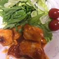 にゃんこりんご's cooksnap of when they made フライパン１つで！ピリ辛鶏チリ☆.