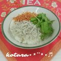 こたらパッド's cooksnap of when they made 釜揚げしらすと鮭フレークの丼.