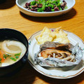 おひさま太陽's cooksnap of when they made 麺つゆで簡単☆サケときのこのホイル焼き.