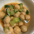 なつをなつ's cooksnap of when they made ひよこ豆の付け合わせ☆納豆のタレ活用.