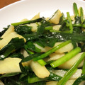 菜つ実☆ミ's cooksnap of when they made 簡単中華・細切りジャガイモと青菜の塩炒め.