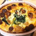 Bunnirella's cooksnap of when they made パイ生地なし 簡単混ぜて焼くだけキッシュ.