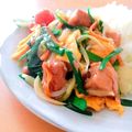 ☆３匹の子ぶた☆'s cooksnap of when they made あと1品に☆焼き鳥缶でお手軽ニラ玉.