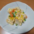 すまくっく's cooksnap of when they made 高野豆腐とミックスベジタブルの卵どじ煮.