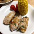 ぴろり＋'s cooksnap of when they made 長芋の梅しそ豚肉巻き.