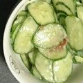 イルカ凡's cooksnap of when they made きゅうりの梅マヨ和え.
