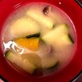まん！'s cooksnap of when they made ズッキーニとかぼちゃの味噌汁.