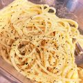 れれれんこん。's cooksnap of when they made 【簡単】レンジだけで濃厚カルボナーラ.