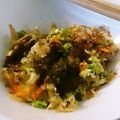 Munyako's cooksnap of when they made お好み焼き風キャベツ炒め.
