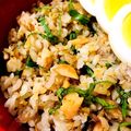 U☆kaoru's cooksnap of when they made 鮭と大葉の炒飯.